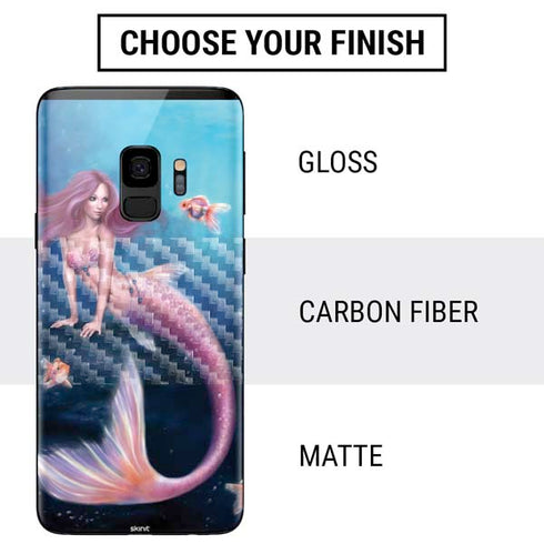 Rachel Anderson Aurelia Mermaid with Fish Galaxy S9 Skin